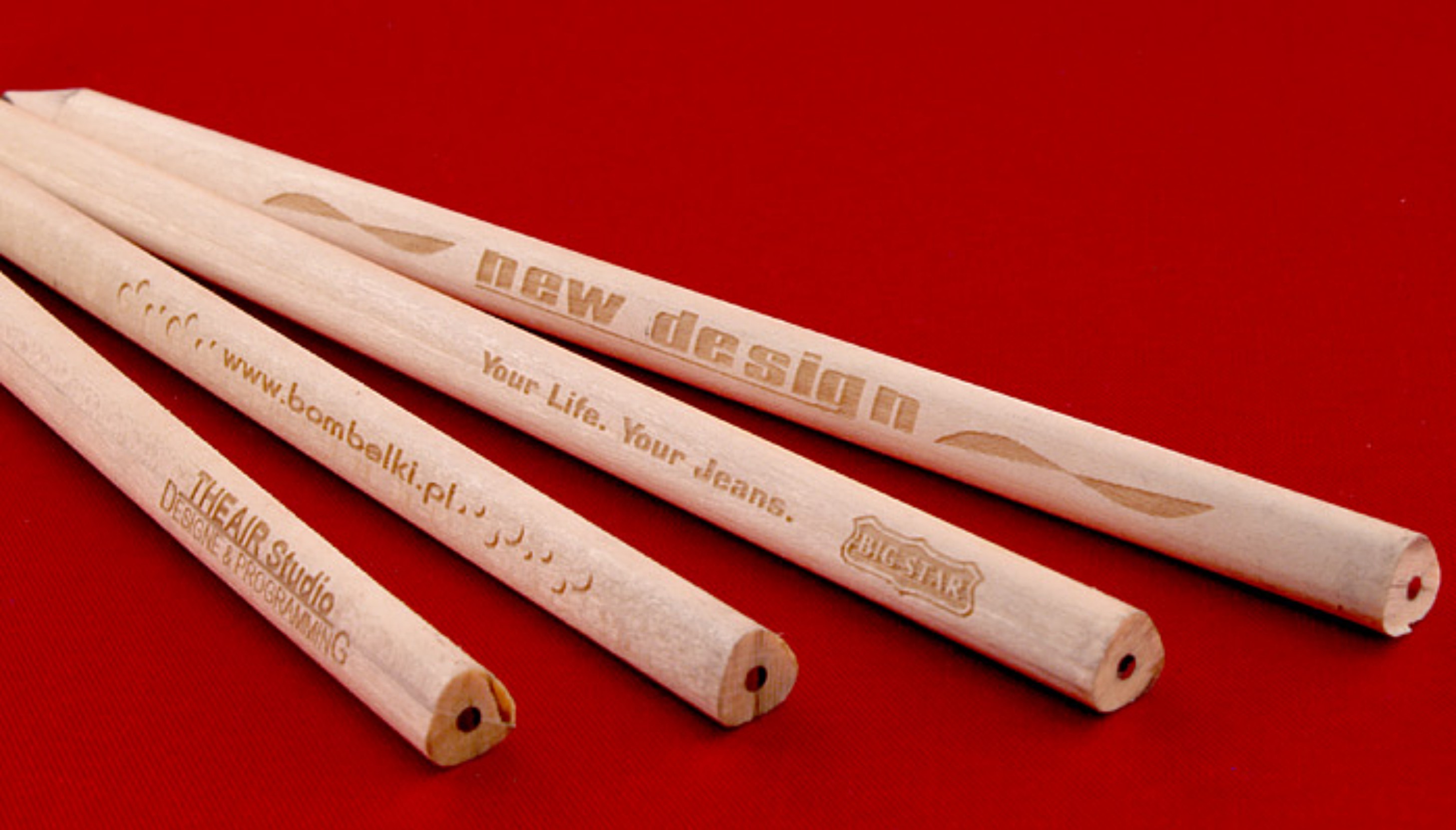 Ołówki z grawerem
