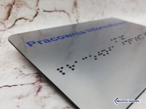 Tabliczki przydrzwiowe Brailla 15x10cm TDN-003